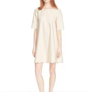 See by Chloe Scalloped Poplin Dress 38 Small